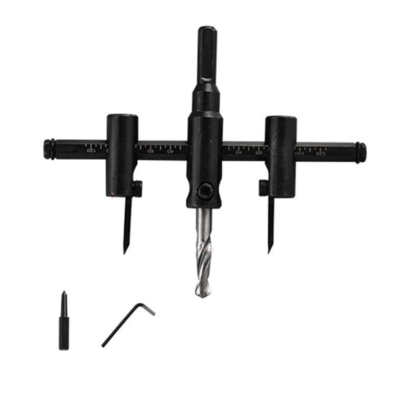 Multipurpose Ergonomic Adjustable Plasterboard Hole Cutter Ergonomic Handle Suitable for 30-300mm Precise Work arpentry