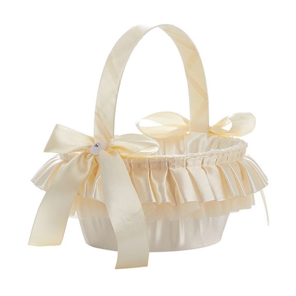 Multipurpose Fabric Flower Basket For Wedding Decor Church Event And Celebrations Unique Styles Choices