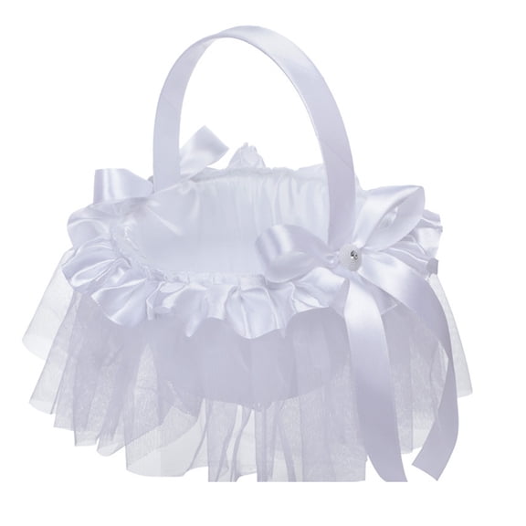 Multipurpose Fabric Flower Basket For Wedding Decor Church Event And Celebrations Unique Styles Choices