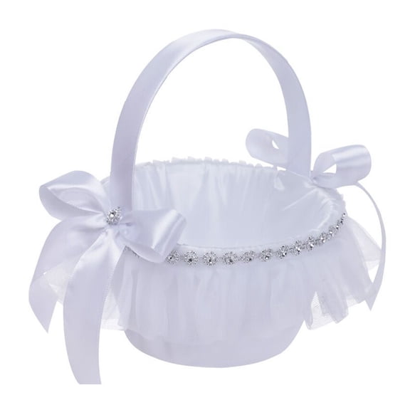 Multipurpose Fabric Flower Basket For Wedding Decor Church Event And Celebrations Unique Styles Choices