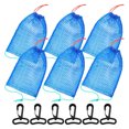 Multipurpose Fishing Baits Trap Bag for Shrimp and Fish with Drawstring ...