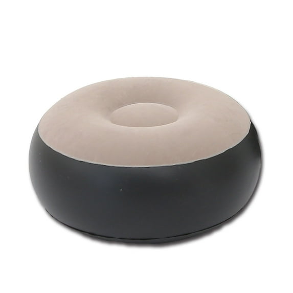 Multipurpose Flocks Footrest Ottoman Portables Inflatable Stool for Camping Floor Sitting And Space Saving Storage