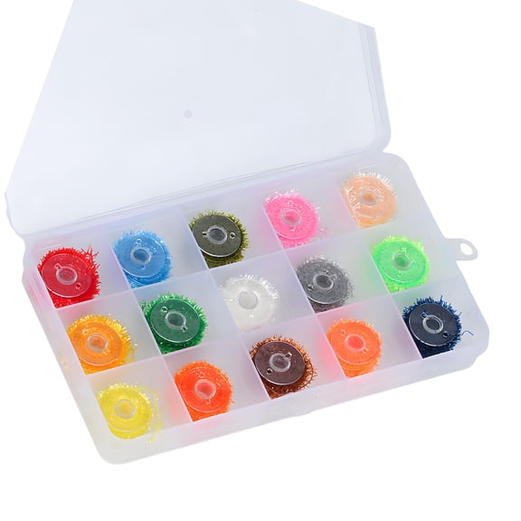 Professional Fly Fishing Lures Crafting Set Polyester Fibre Components Fly Lures Tying Supplies With Easy Tying Design
