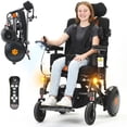 thumbnail image 1 of Foldable Light Electric Wheelchair for Kids & Adults with Special Needs, Advanced Positioning Support for Cerebral Palsy, 45lb Airline Approved, 1 of 11