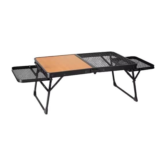 Multipurpose Foldable Picnics Table Builtin Storage Net Surfaces For Outdoor Cooking Fishing