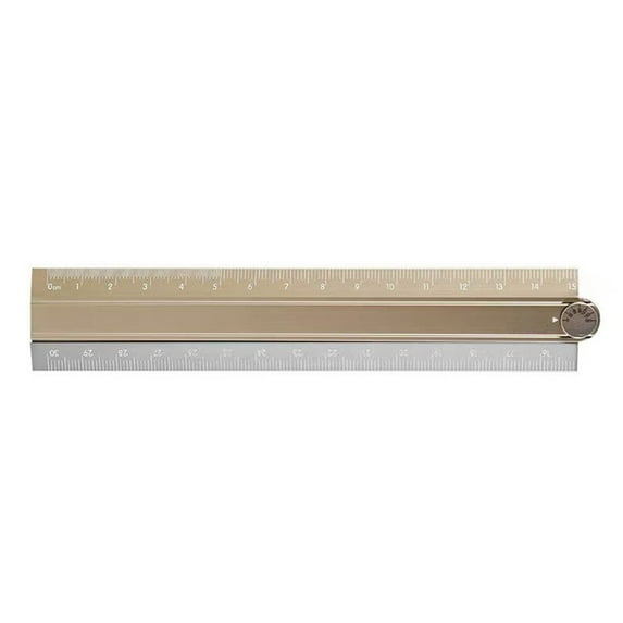 Multipurpose Folding Aluminum Alloy Ruler Professional Measurement Tool for Drafting Engineering Technical Drawing
