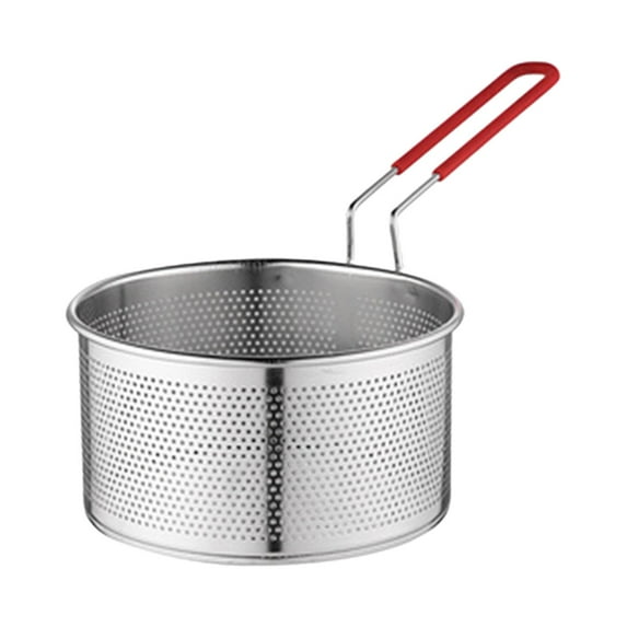 Multipurpose Frying Basket, Kitchen Cooking Tool, Strainer Basket with Handle for