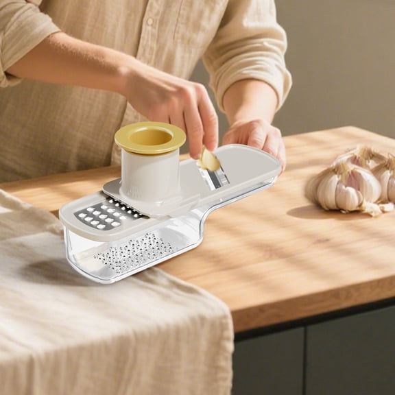 Multipurpose Garlic Mincer and Crusher - Easy Clean Shaver for Kitchen Sturdy and Portable Design Extracts More Garlic Paste