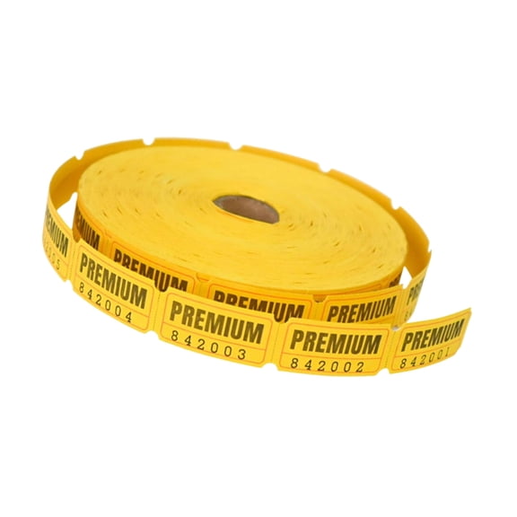 Multipurpose Glossy Paper Prize Tickets In Roll Format Tokens Rolls 5x2.5cm