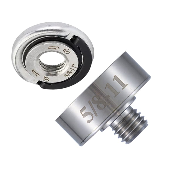 Multipurpose Grinder Adapter Set 5/8"-11 Thread for X Lock Locking Nut Adapter Set