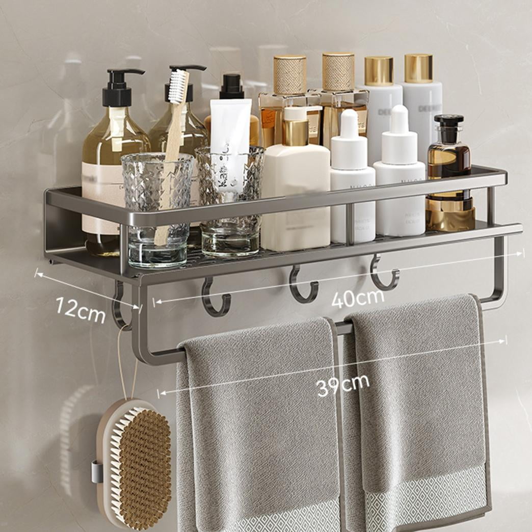 Multipurpose Guardrail Bathroom Shelves, Floating Shelf Wall Mounted ...