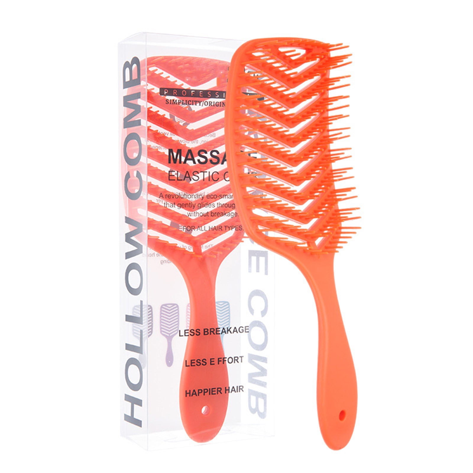 Multipurpose Hair Styling Comb With Hollow Design For Detangling Updos ...