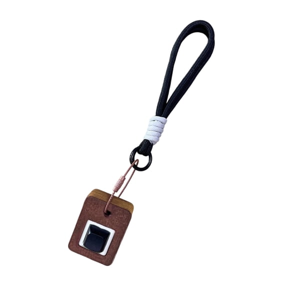 Multipurpose Handcrafted Wooden Keyring Pocket Anxiety Relief Tool With ABS Cores