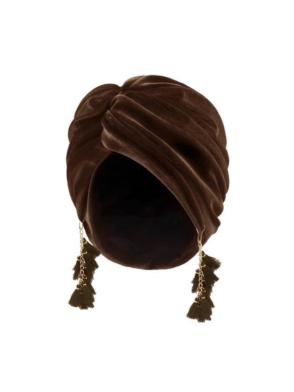 Multipurpose Head Wrap Elastic Turban for Wedding Elegant Stretchable Head Scarf Wrap African Headgear