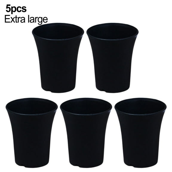 Multipurpose High Waist Plastic Succulent Pot Set For Plant Collection