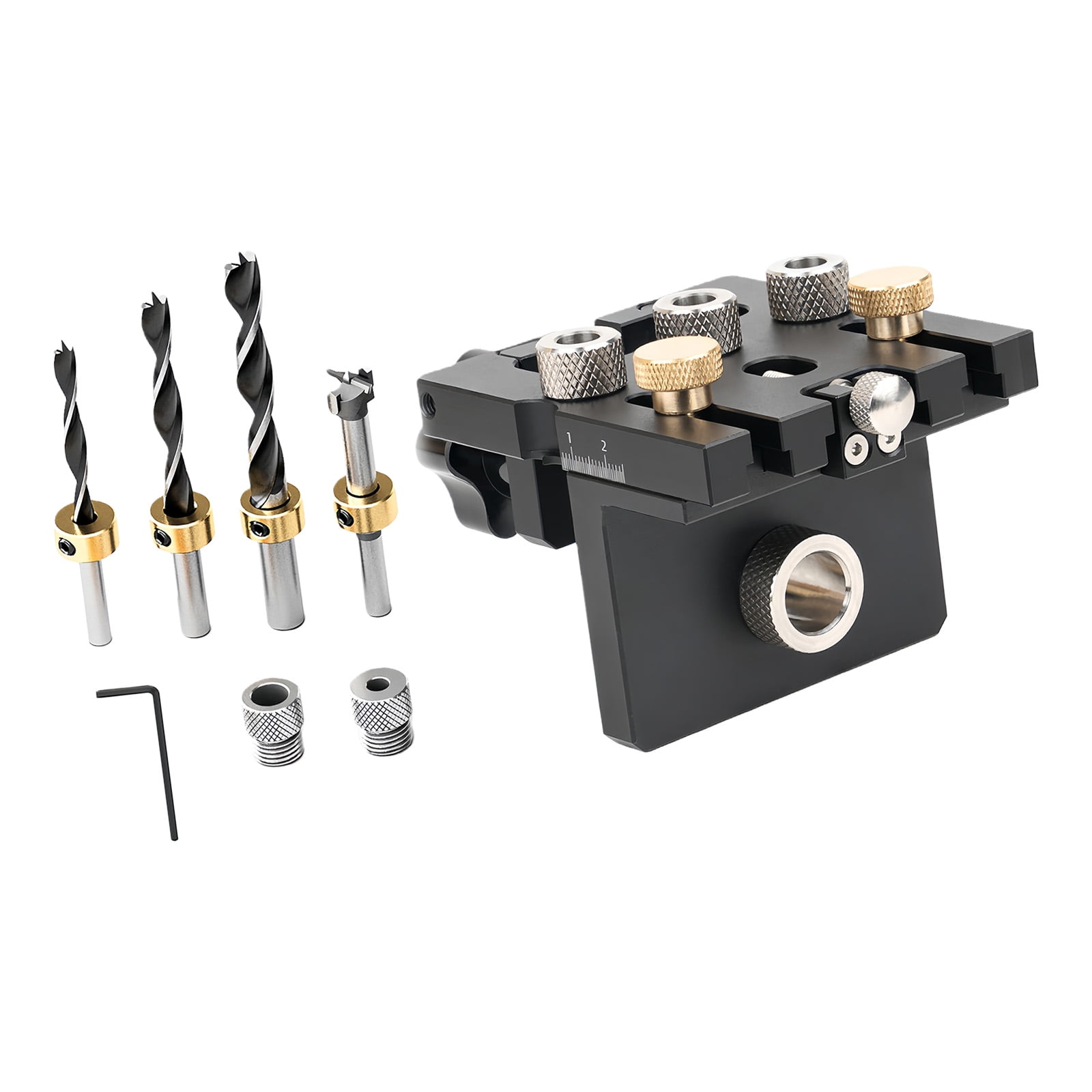 Multipurpose Hole Punching Doweling Jigs with Precisions Drilling for Connection Ideal for DIYer Enthusiasts