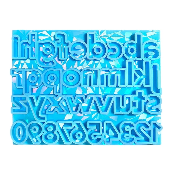 Fashionable Alphabets Craft Supplies Molds Portable Accessory for Sturdy Epoxy Resin Personalize Craft Accessories