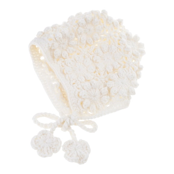 Multipurpose Infant Headwear Cotton Like Polyester Bandana Head Scarf Retro Styling Hairband for Outdoor Activity