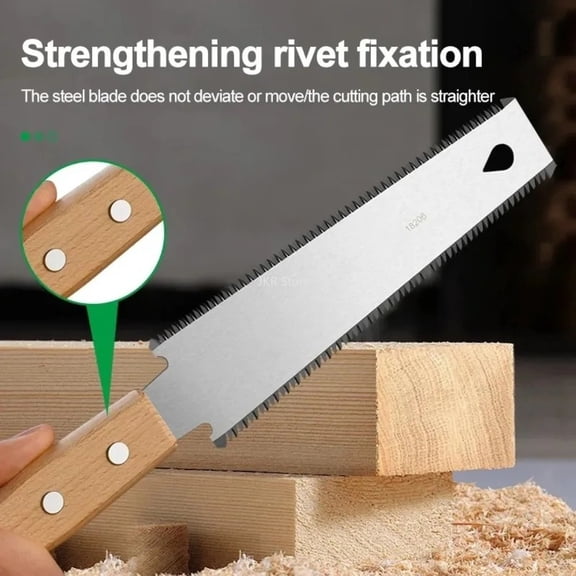 Multipurpose Japanese Hand Saw SK5 Flexible Steel Fine Tooth Blade Practical Cutter for Woodworking Garden and Carpentry Jobs