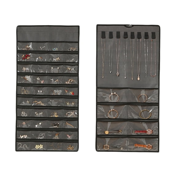 Multipurpose Jewelry Hanging Storage Organizers for Household Use Easy Access to Earrings and Necklaces Display