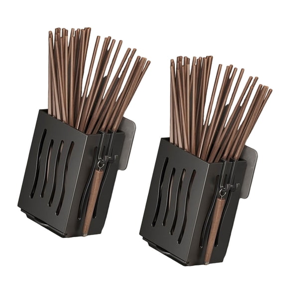 Multipurpose Kitchen Organizers for Chopstick and Spoons, Easy Wall Mounted Kitchen Supplies Portable for Home Chefs