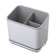 thumbnail image 1 of Multipurpose Kitchen Sink Caddy Organizer with Removable Drain Tray,Cutlery Drainer Rack and Utensil Holder for Chopsticks Spoons Forks,Dish Sponge Brush Scrubber Drying Storage, Counter Top Bathroom, 1 of 7