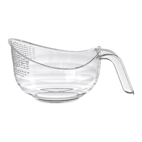 Multipurpose Kitchen Strainer Bowl, Clear Washing Basket for Fruits, Vegetables and Rice