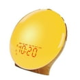 thumbnail image 1 of Multipurpose LED Light Wood Grains Sunrises Wake Up Lamp Digital Alarm Clock, 1 of 9
