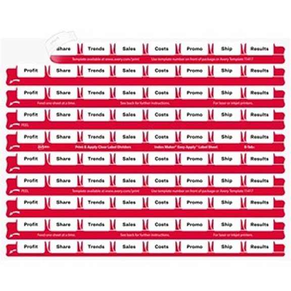 Multipurpose Label  Clear - Pack of 3