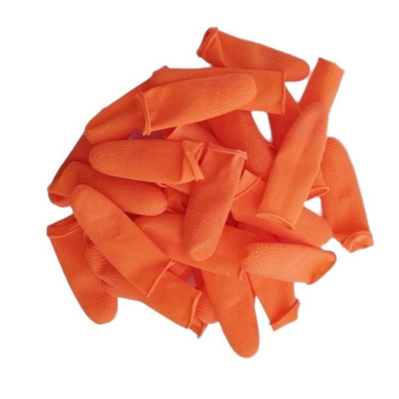 Multipurpose Latex Finger Guards With Nonslip Grip Texture Suitable For Gardening Cleaning And Warehouse Tasks