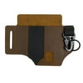thumbnail image 1 of Multipurpose Leather Belt Sheath, Pu Leather Multitool Sheath for Tactical Flashlight & Hunting Knife, Hand-Dyed Waist Tool Pouch for Camping Hiking Fishing Outdoor Activities, 1 of 1