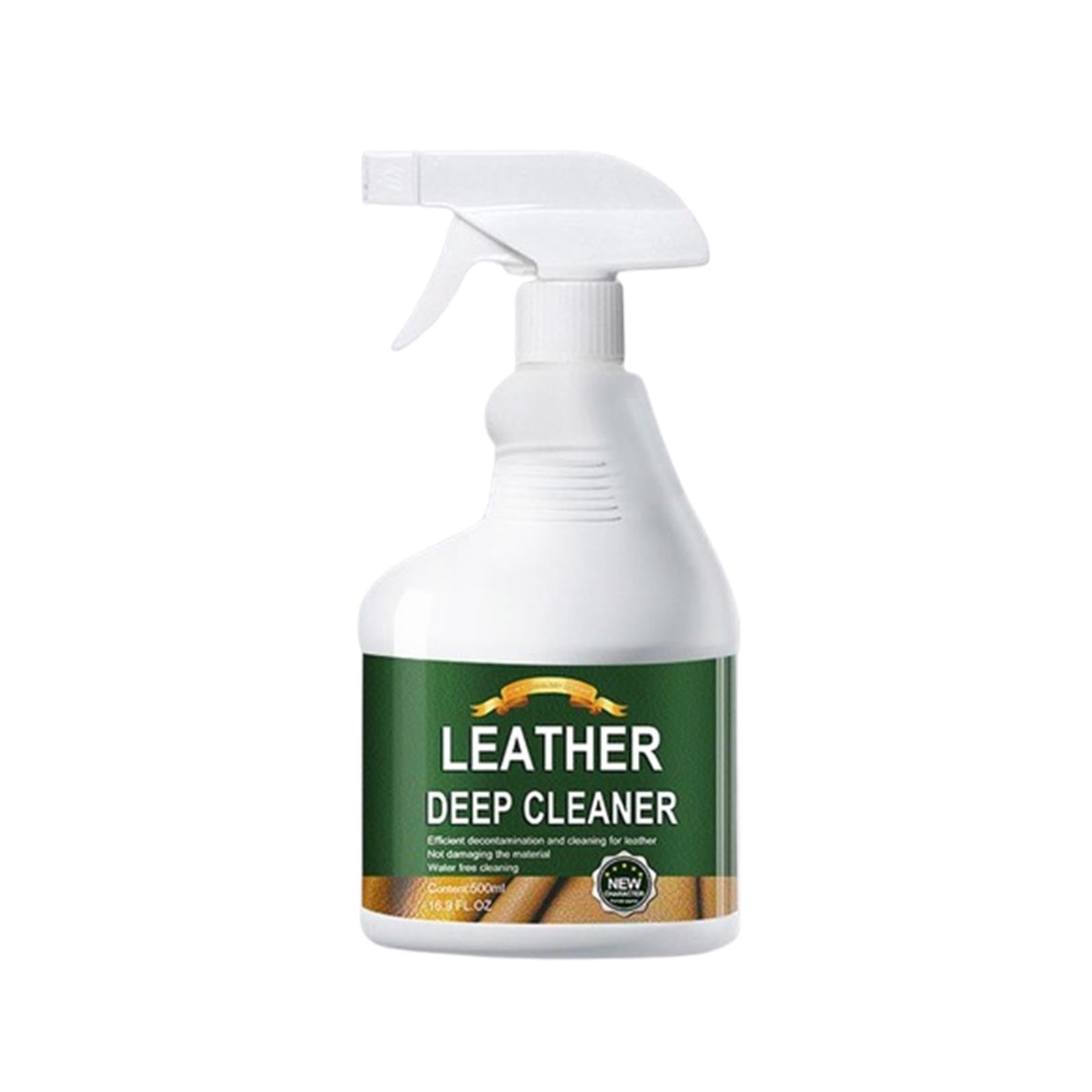 Multipurpose Leather Care Cleaner 500ml, Leather Conditioner and Cleaner for Furniture, Auto Seats, and Accessories, Leather Protector Against Cracking and Fading