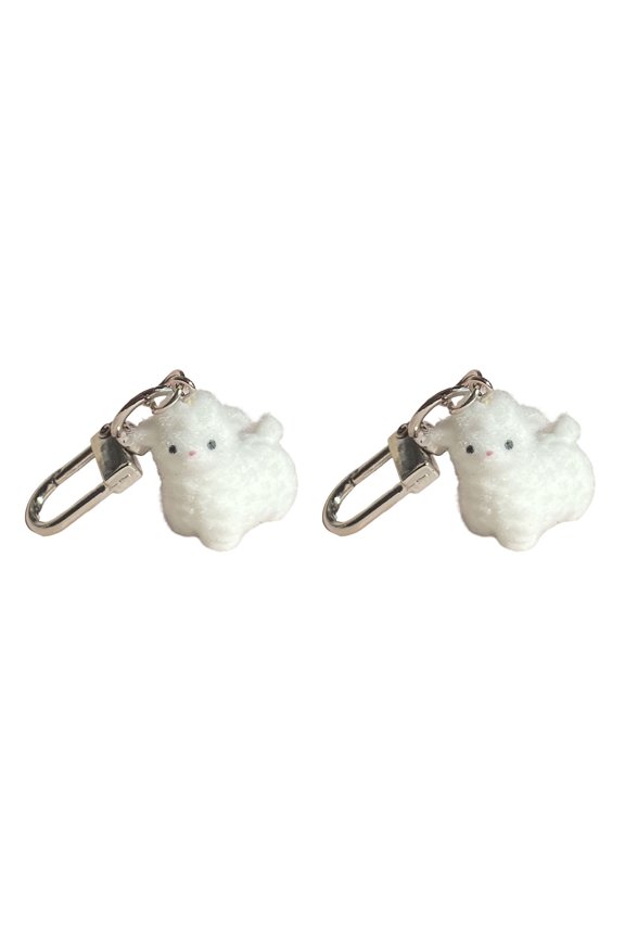 Multipurpose Lovely Alpacas Keychain In Sturdy Resin Materials Decoration for Enthusiasts of All Ages Use