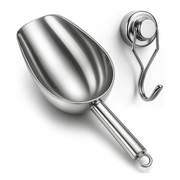 Multipurpose Magnetic Hook and Ice Scooper Stainless Steel Kitchen Accessories