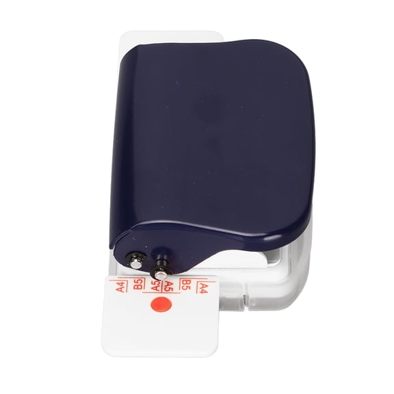 Multipurpose Manual Book Binding Machine 6 Holes Cinch Punches for Home Office Blue (10 inches / 25.4 cm)