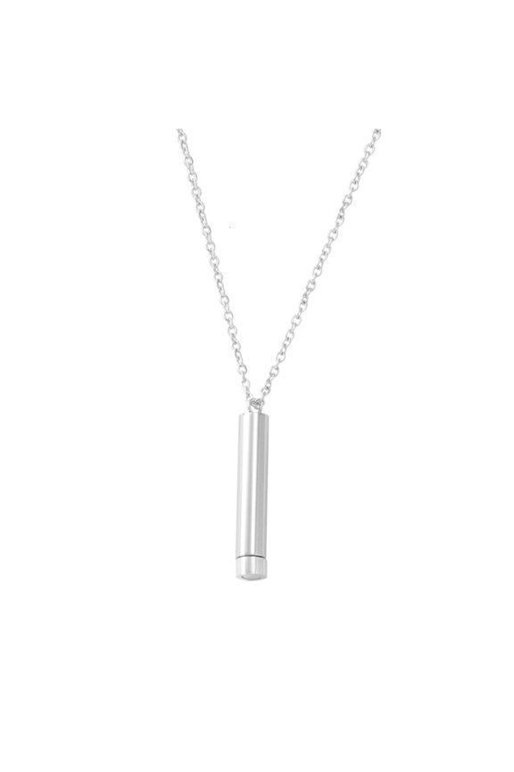 Multipurpose Memory Pendant Sturdy Stainless Steel Necklace Jewelry Accessory for Ashes and Special Messages Adults