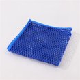 thumbnail image 1 of Multipurpose Mesh Dishwashing Rag Upgraded Double Layer Dishcloth for Wet and Dry Use - Non Scratch Kitchen Cleaning Cloth for Dishes, Pots, Grills, Stove, Stainless Steel - 11.8 X 11.8 Inch, 1 Pack, 1 of 3