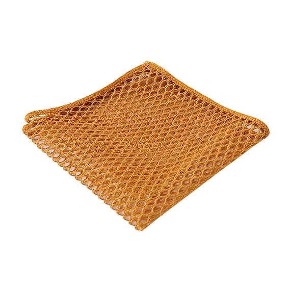Multipurpose Mesh Dishwashing Rags Upgraded Double Layer Metal Cleaning Cloth for Wet and Dry Kitchen Use, Reusable Non-Scratch Stainless Steel Hand Dishcloth