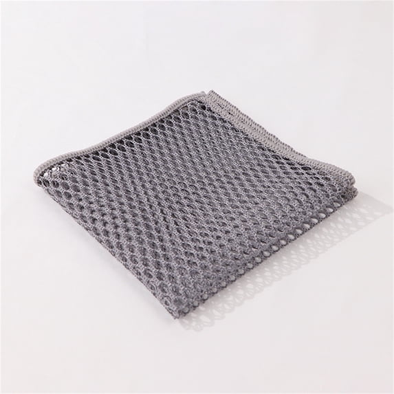 Multipurpose Mesh Dishwashing Rags Upgraded Multifunctional Double Layer Washing Dishes Rags for Wet and Dry Non Scratch Dishcloth Kitchen Cleaning Supplies for Sinks Counters and Daily Topliu