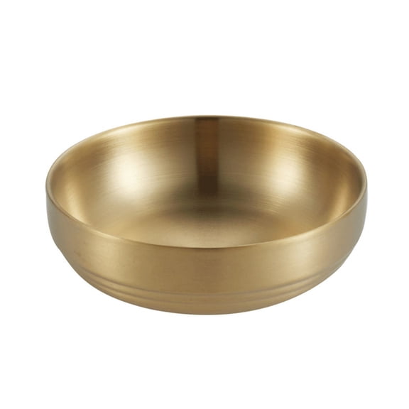 Small Metal Sauce Dipping Dish Compacts Portable Design Round Sauce Tray For Camping Picnics Kitchen Space Saving