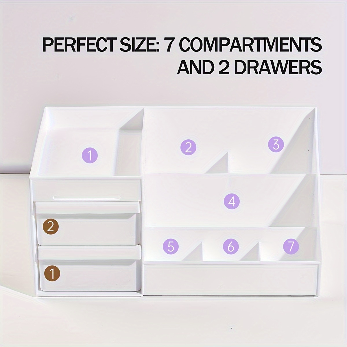 Multipurpose NEWKBO Unscented Eyelash Extension Storage Organizer with