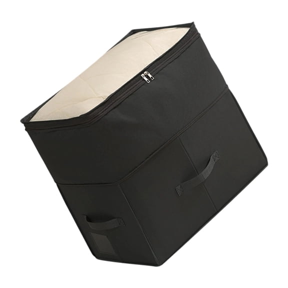 Multipurpose Organiser Box with Lid Oxford Fabric Foldable Storage Container For Home Bedroom Wardrobes
