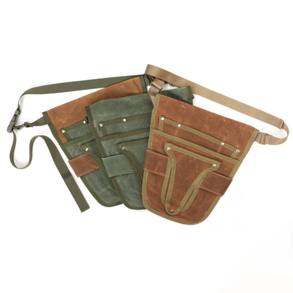 Multipurpose Outdoor Gardening Tool Waist Bag, Hardware Storage Bag & Wear-Resistant Carpenter Tool Belt with Multiple Compartments for Tools, Adjustable Heavy Duty Pouch Holder for Gardening