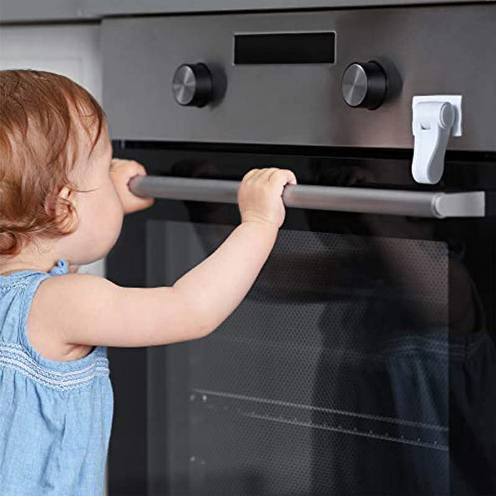 2 Child Proof Refrigerator Locks With 4 Keys - Freezer Door Safety
