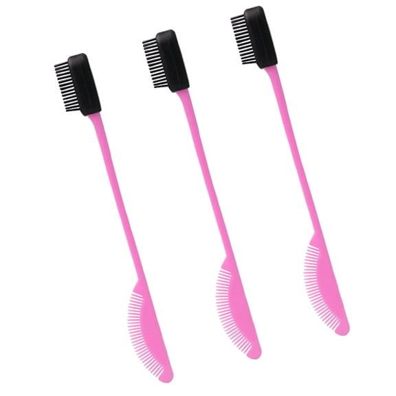 Multipurpose PP Cosmetic Brush Set 3Pack Combines Smooth Application And Flyaway Control In Size