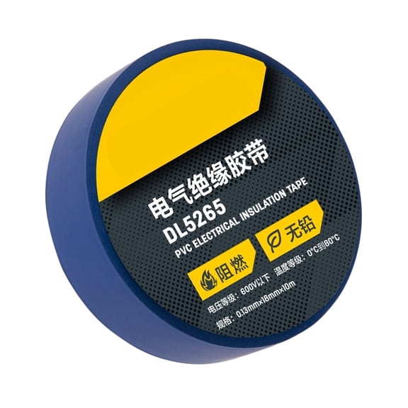 Multipurpose PVC Electrical Insulation Tape Roll for Secure Wiring In Home, Automotive, and Industrial Applications