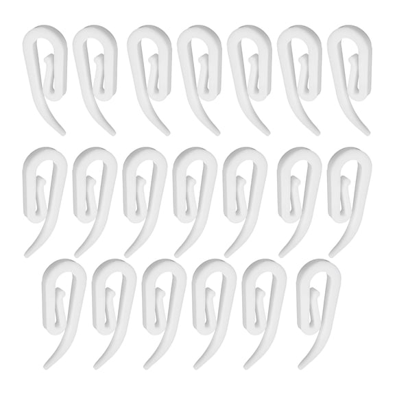 Multipurpose PVC Hook For Curtains Setups Portable And Sturdy Construction