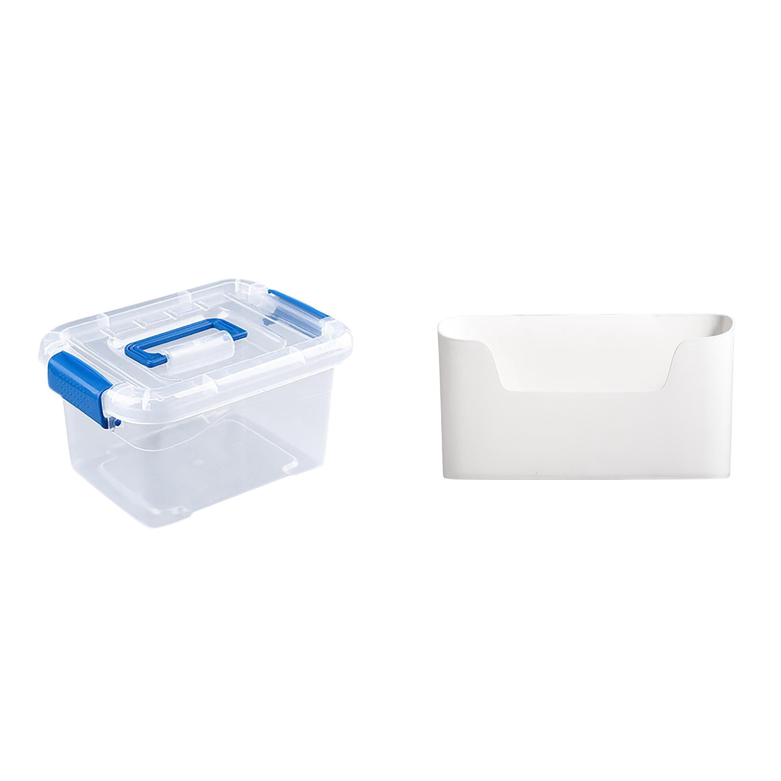 Multipurpose Plastic Carry Box with Handle|Portable Storage Container for Stationery,A Storage box Set-Sewing, Art Crafts, Jewelry, & Beauty Supplies, Durable Organizer for Home or Travel