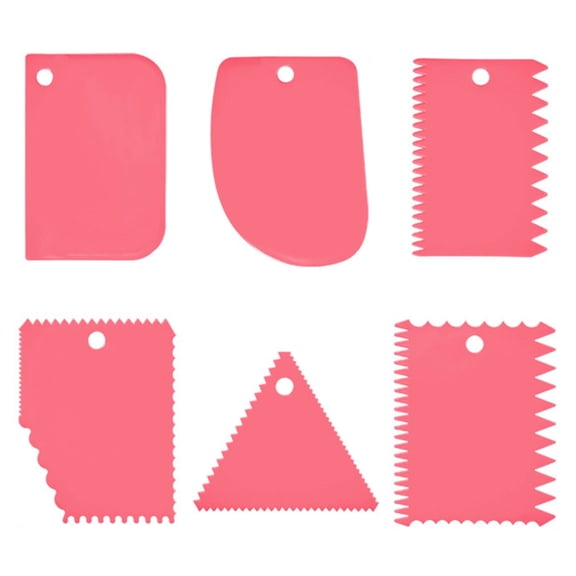 Multipurpose Plastic Glues Spreader 6 Different Size Epoxy Resin Spreader For Even Spreading On Various Surfaces