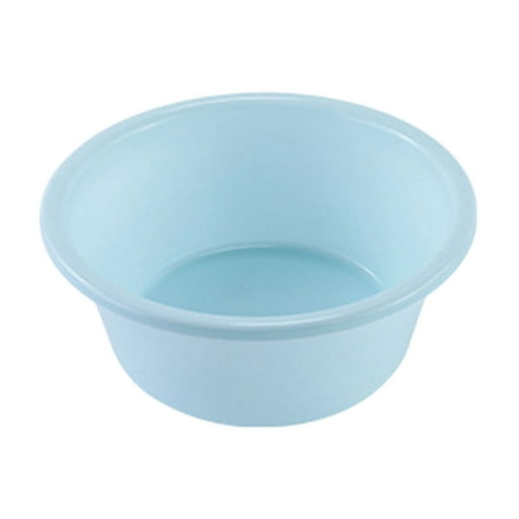 Multipurpose Plastic Washbasin 10.2 Inch Compact Round Laundry Basin Household Foot Spa Bath Bowl Blue